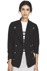 Microfiber Wing collar Trench -  Genevieve's Wardrobe Australia